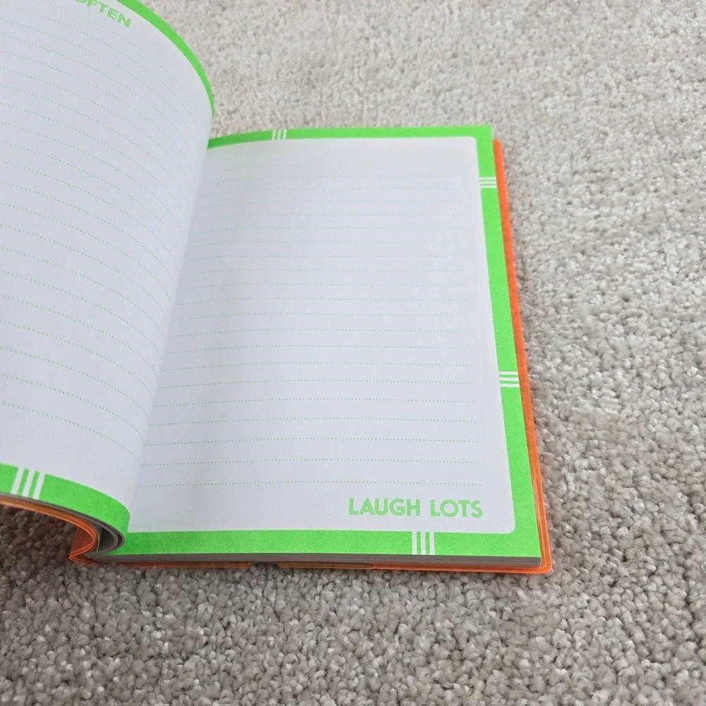 Make Believe Ideas Journal Neon Orange Glow For It Lined Notebook Kids Diary